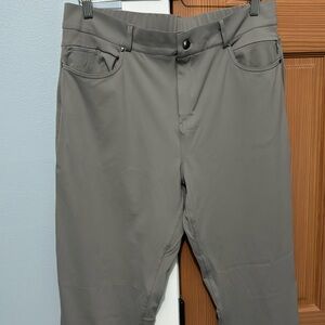 Mens Light Grey Golf Pants Size Large